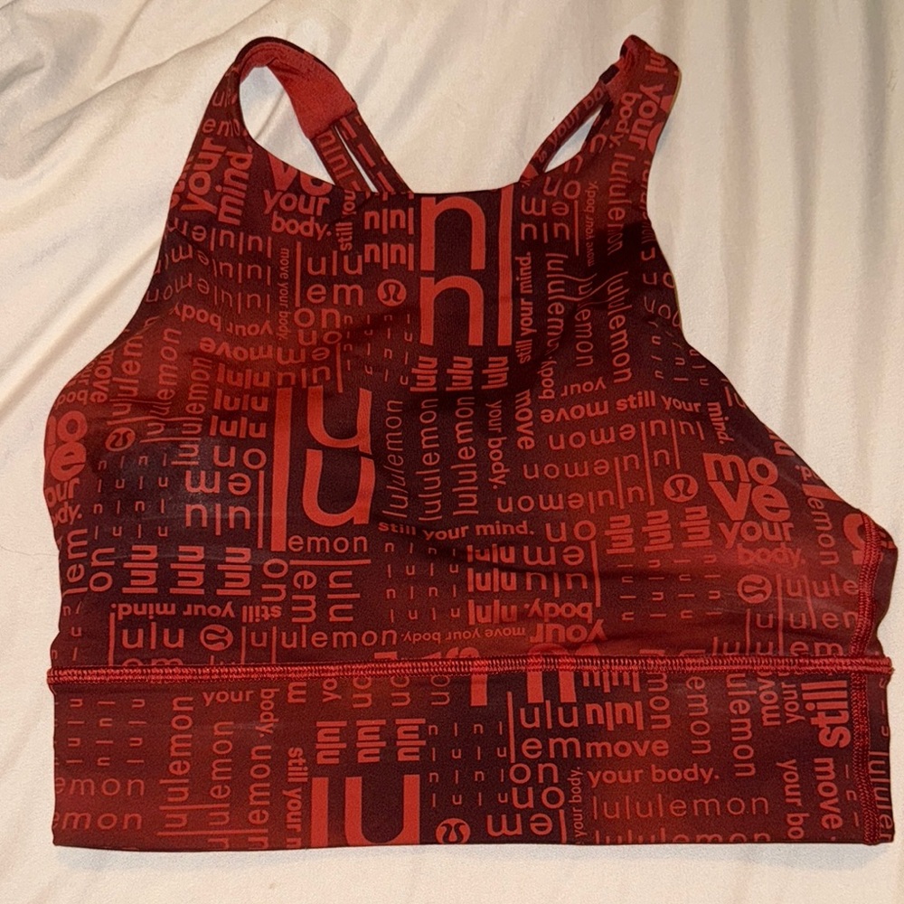 lululemon athletica Red Sports Bra